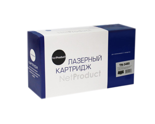 Тонер-картридж NetProduct (N-TN-3480) для Brother HL-L5000D/5100DN/5200DW, (8000 стр.)