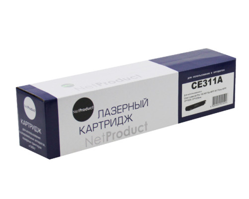 Тонер-картридж NetProduct для HP CLJ CP1025/1025nw/Pro M175, голубой (1000 стр.)