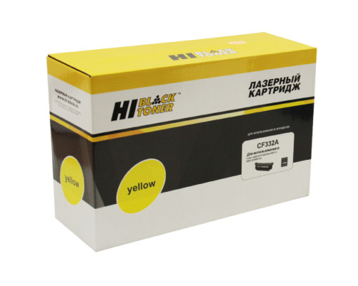Картридж Hi-Black (HB-CF332A) для HP CLJ M651n/651dn/651xh, №654A, желтый (15000 стр.)