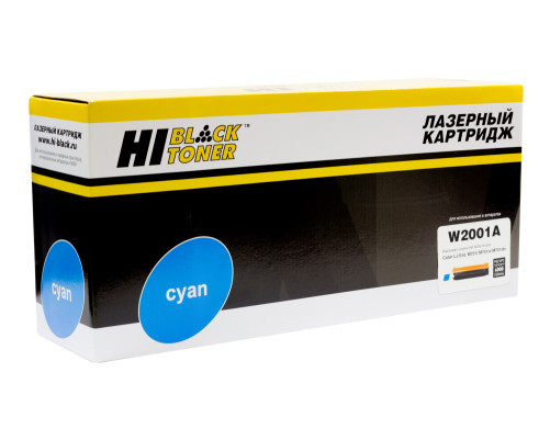 Тонер-картридж Hi-Black (HB-W2001A) для HP CLJ Enterprise M751/M751n/dn, №658A, голубой (6000 стр.)