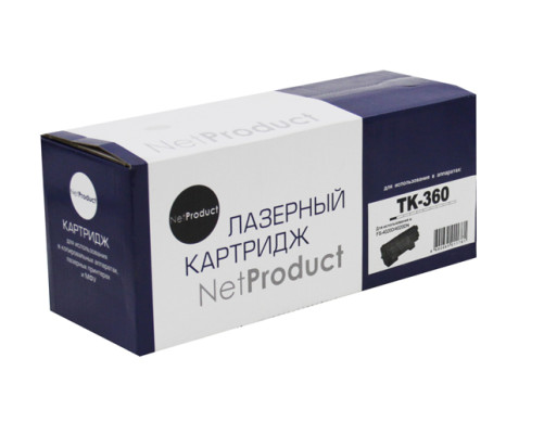Тонер-картридж NetProduct (N-TK-360) для Kyocera FS-4020, (20000 стр.)