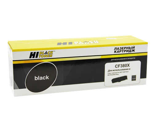 Картридж Hi-Black (HB-CF380X) для HP CLJ Pro MFP M476dn/dw/nw, №312X, черный (4400 стр.)