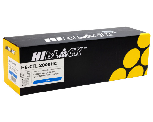 Картридж Hi-Black (HB-CTL-2000HC) для Pantum CP2200DW/CP2200DN/CM2200FDW/CM2200FDN, голубой (3500 стр.)