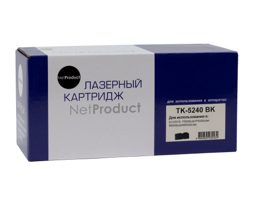 Тонер-картридж NetProduct (N-TK-5240Bk) для Kyocera P5026cdn/M5526cdn, черный (4000 стр.)