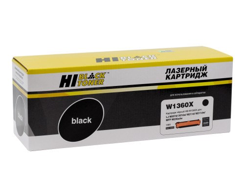 Картридж Hi-Black (HB-W1360X) для HP LaserJet M211/MFP M236, (2600 стр.) без чипа