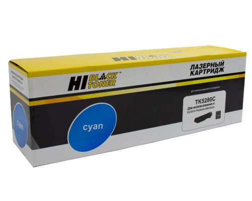 Тонер-картридж Hi-Black (HB-TK-5280C) для Kyocera ECOSYS P6235/M6235/M6635, голубой (11000 стр.)