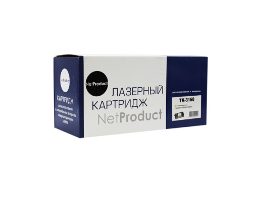 Тонер-картридж NetProduct (N-TK-3160) для Kyocera P3045dn/P3050dn/P3055dn, (12500 стр.) с чипом