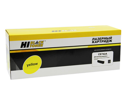 Картридж Hi-Black (HB-CE742A) для HP CLJ CP5220/5225/5225n/5225dn, желтый (7300 стр.)