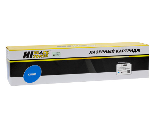 Тонер-картридж Hi-Black (HB-№034 C) для Canon iR Adv C1225/C1225iF/MF810/820, голубой (7300 стр.)