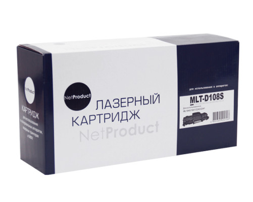 Картридж NetProduct (N-MLT-D108S) для Samsung ML-1640/1641/2240/2241, (1500 стр.)