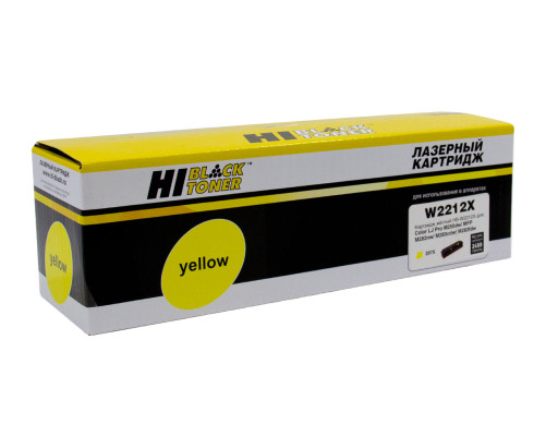 Картридж Hi-Black (HB-W2212X) для HP CLJ Pro M255dw/MFP M282nw/M283fdn, желтый,  (2450 стр.)