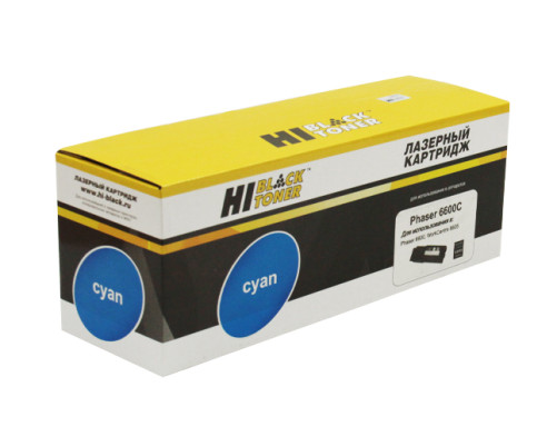 Тонер-картридж Hi-Black (HB-106R02233) для Xerox Phaser 6600/WC 6605, голубой (6000 стр.)