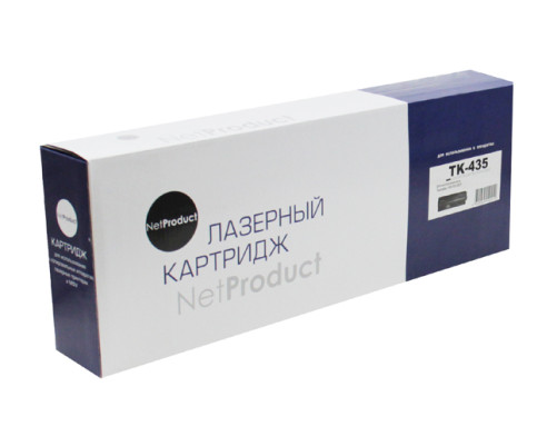 Тонер-картридж NetProduct (N-TK-435) для Kyocera TASKalfa180/181/220/221, (15000 стр.)