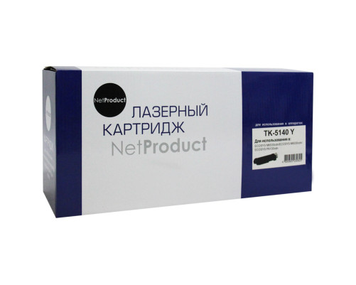 Тонер-картридж NetProduct (N-TK-5140Y) для Kyocera ECOSYS M6030cdn/M6530cdn, желтый (5000 стр.)