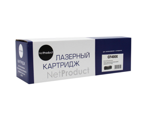 Картридж NetProduct для HP CLJ M252/252N/252DN/252DW/277n/277DW,№201X, черный (2800 стр.)
