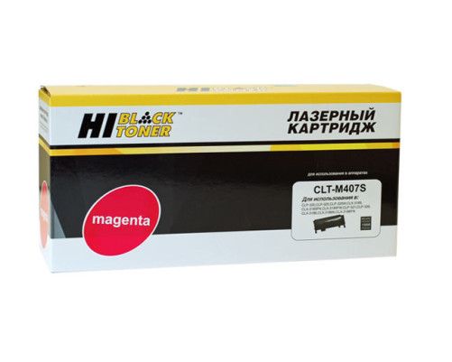 Тонер-картридж Hi-Black (HB-CLT-M407S) для Samsung CLP-320/320n/325/CLX-3185, пурпурный (1000 стр.)