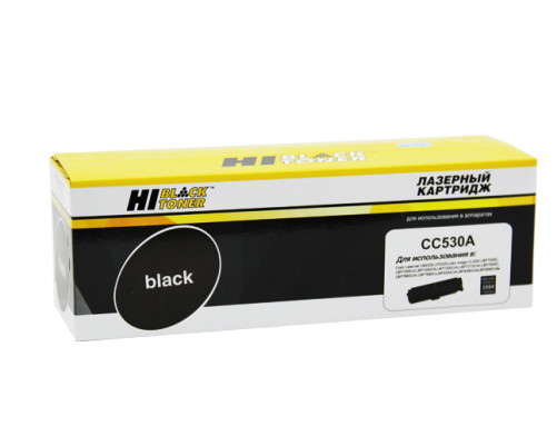 Картридж Hi-Black (HB-CC530A/CE410/CF380/718) для HP CLJ CP2025/CM2320/Canon LBP7200, черный (4000 стр.)