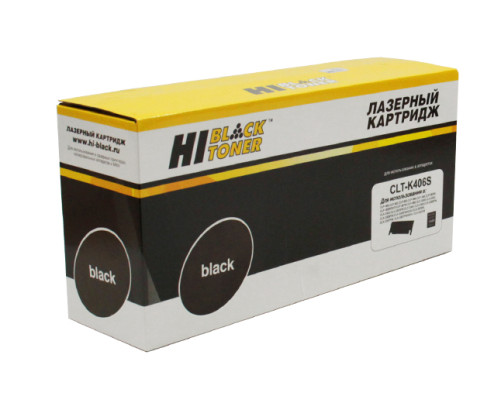 Тонер-картридж Hi-Black (HB-CLT-K406S) для Samsung CLP-360/365/368/CLX-3300/3305, черный (1500 стр.)