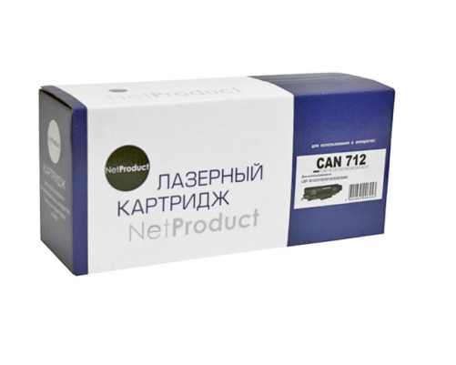 Картридж NetProduct (N-№712) для Canon LBP-3010/3100, (1500 стр.)