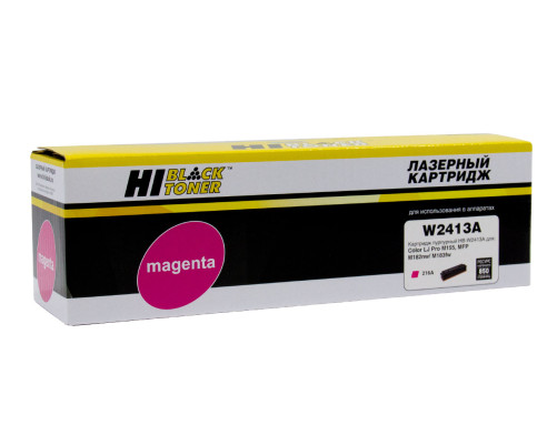 Картридж Hi-Black (HB-W2413A) для HP CLJ Pro M155a/MFP M182n/M183fw, пурпурный (850 стр.) без чипа