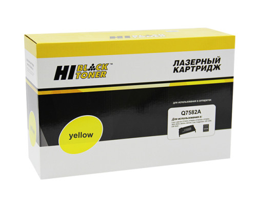 Картридж Hi-Black (HB-Q7582A) для HP CLJ 3800/CP3505/Canon MF8450, желтый (6000 стр.)