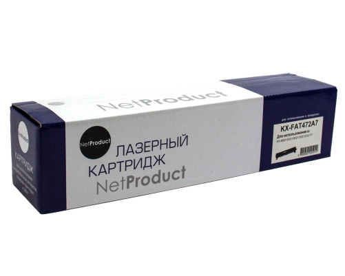Тонер-картридж NetProduct (N-KX-FAT472A7) для Panasonic KX-MB2110/2130/2170, (2000 стр.)