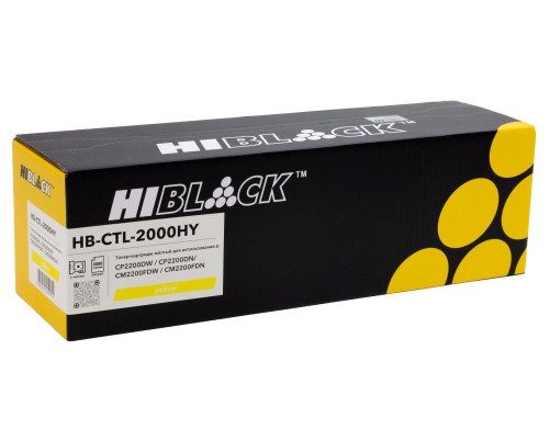 Картридж Hi-Black (HB-CTL-2000HY) для Pantum CP2200DW/CP2200DN/CM2200FDW/CM2200FDN, желтый (3500 стр.)