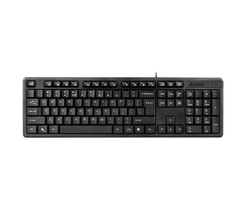 Клавиатура проводная A4Tech KK-3, черный