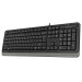 Клавиатура проводная A4Tech Fstyler FK10, черный/серый