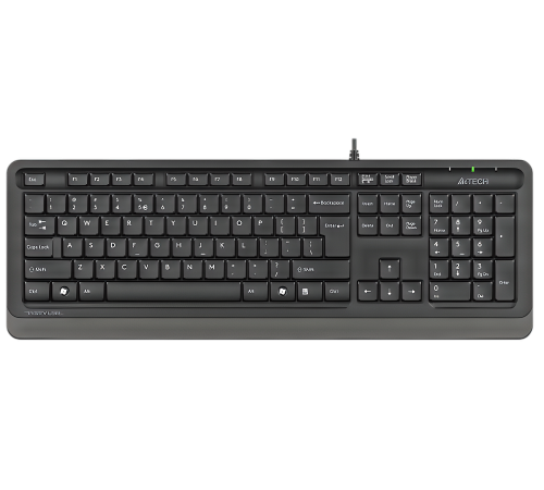 Клавиатура проводная A4Tech Fstyler FK10, черный/серый
