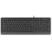 Клавиатура проводная A4Tech Fstyler FK10, черный/серый