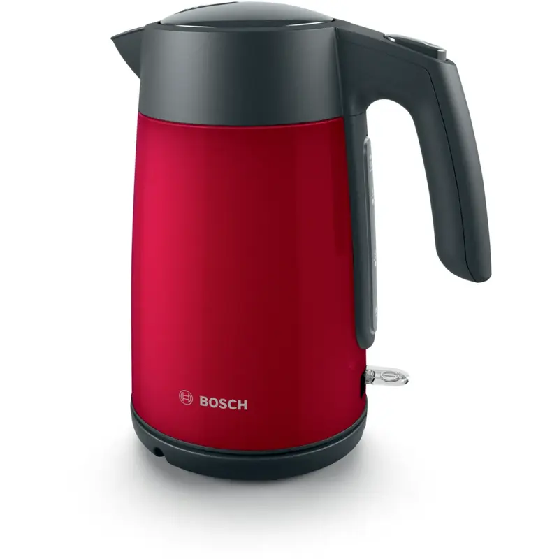 Чайник Bosch TWK7L464, 1.7 л, закрытая спираль, 2400 Вт, красный