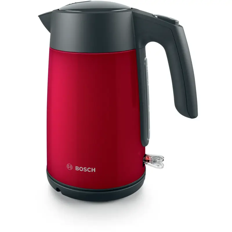 Чайник Bosch TWK7L464, 1.7 л, закрытая спираль, 2400 Вт, красный