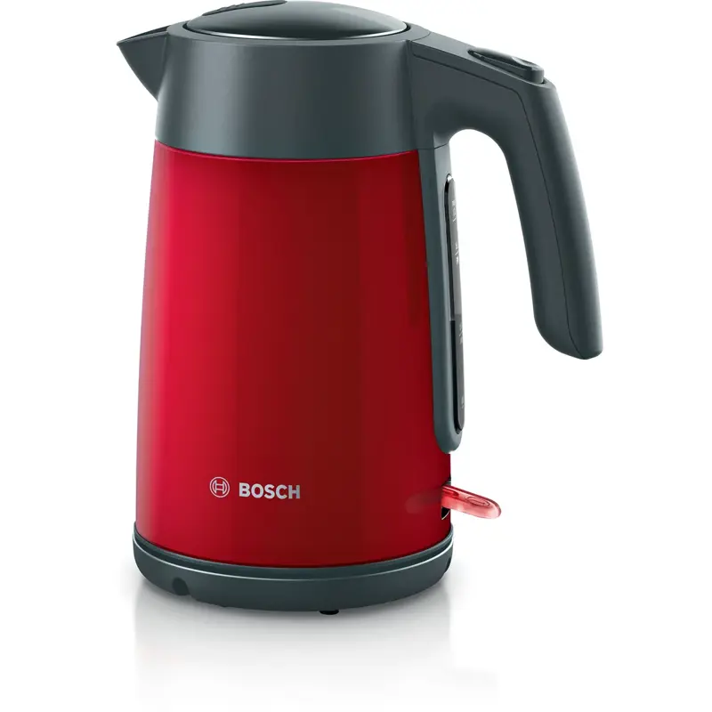 Чайник Bosch TWK7L464, 1.7 л, закрытая спираль, 2400 Вт, красный