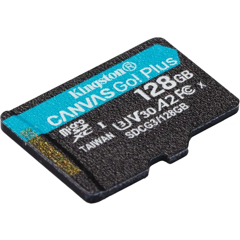 Карта памяти Kingston 128GB microSDXC Canvas Go Plus 170R A2 U3 V30 Card W/O ADP