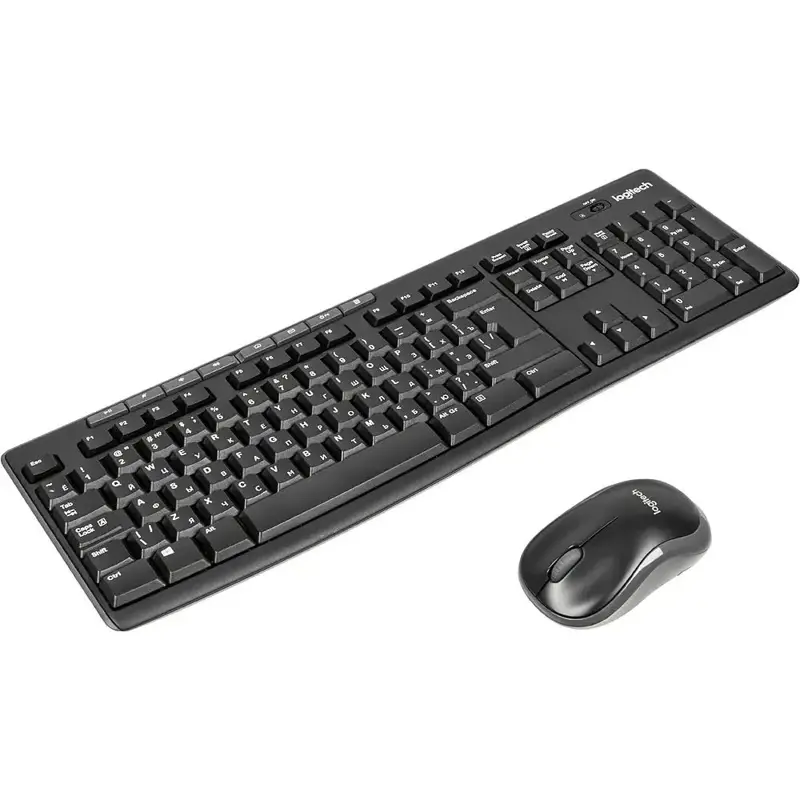 Комплект (клавиатура/мышь) беспроводной Logitech MK270 (USB, FM, keyboard:2xAAA, mouse:optical, 1000dpi, 3btn+Roll, 1xAA) Retail