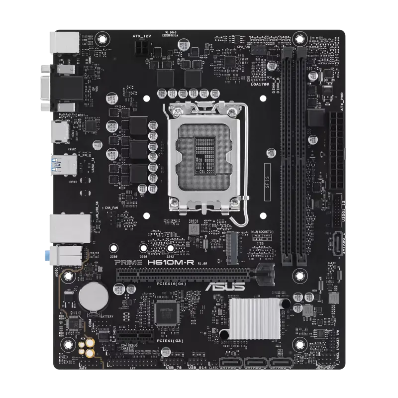 Материнская плата ASUS PRIME H610M-R-SI  (LGA1700)