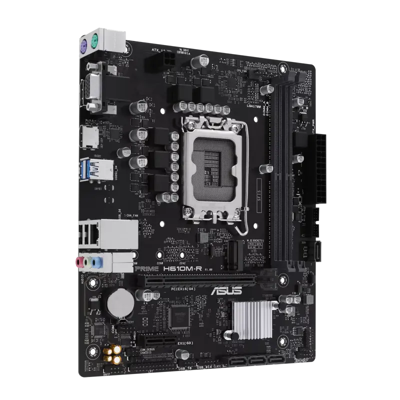 Материнская плата ASUS PRIME H610M-R-SI  (LGA1700)