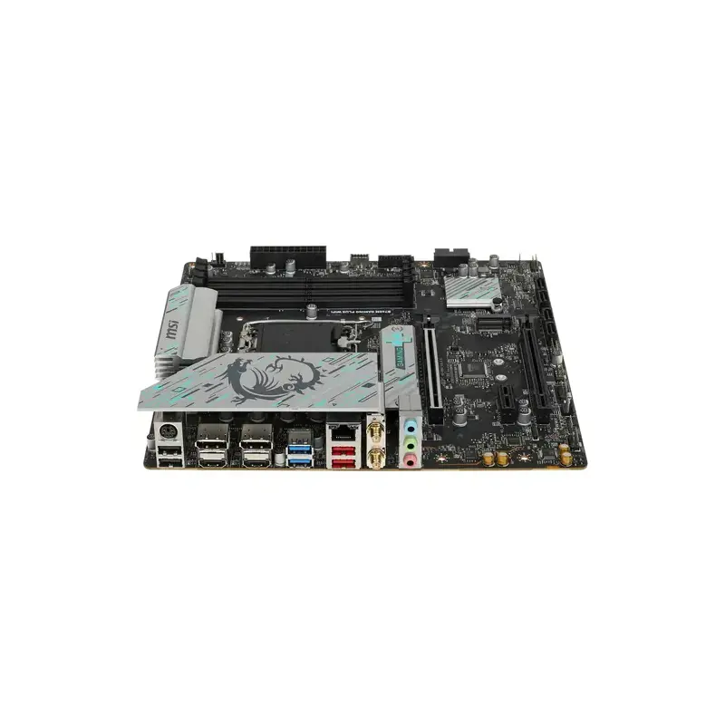 Материнская плата MSI INTEL B760 s1700, 4xDDR5(256GB), 2xHDMI 2.1/2xDP, 2xPCIe 4.0x16, 1xPCIe 3.0, 1xLAN (2.5GbE), Wi-Fi, BT, 4xSATA 6Gb/s, 2xM.2, 4xUSB 3.2, 2xUSB 2.0, 1xPS/2, mATX