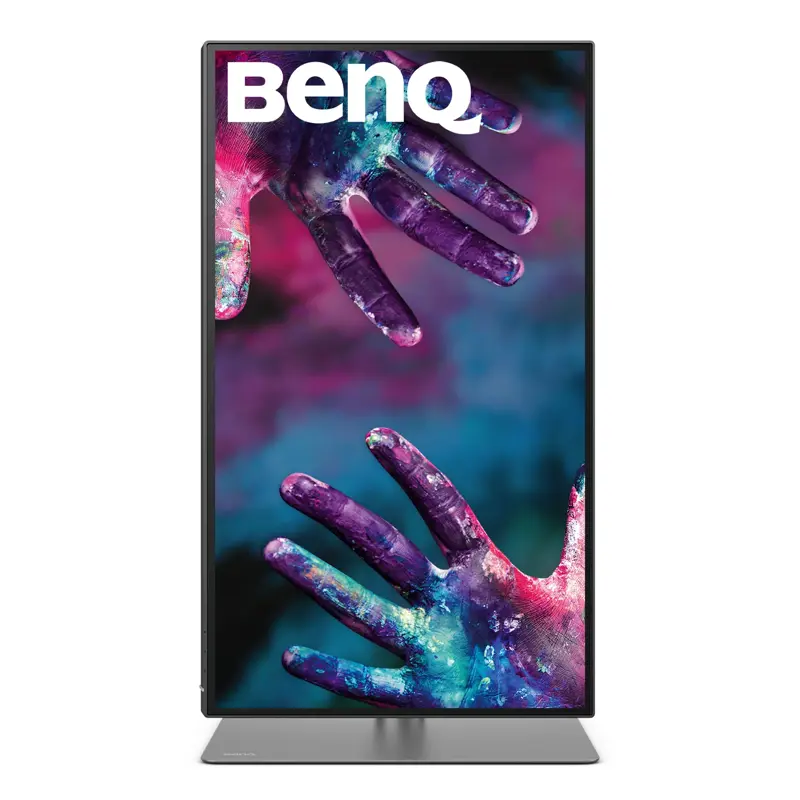 Монитор 27" Benq PD2725U, 3840x2160, IPS,  60Hz, 1200:1, 400cd, 5ms, 2*HDMI, DP; 4*USB 3,0; Thunderbolt 3, Speakers, Height adj 150, Pivot, 100% sRGB, Flicker-free;Low Blue Light, Calibration Report, 3Y, Grey