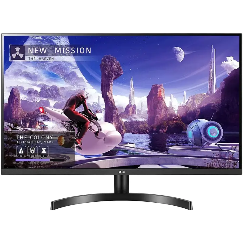 Монитор 27'' LG 27QN600-B IPS, 2560x1440, 350cd/m2, 16:9, 5мс (GtG), HDMIx2, DP, Audio out, 75Hz, 178/178, внешний БП, FreeSync, HDR 10, VESA (100x100 мм)