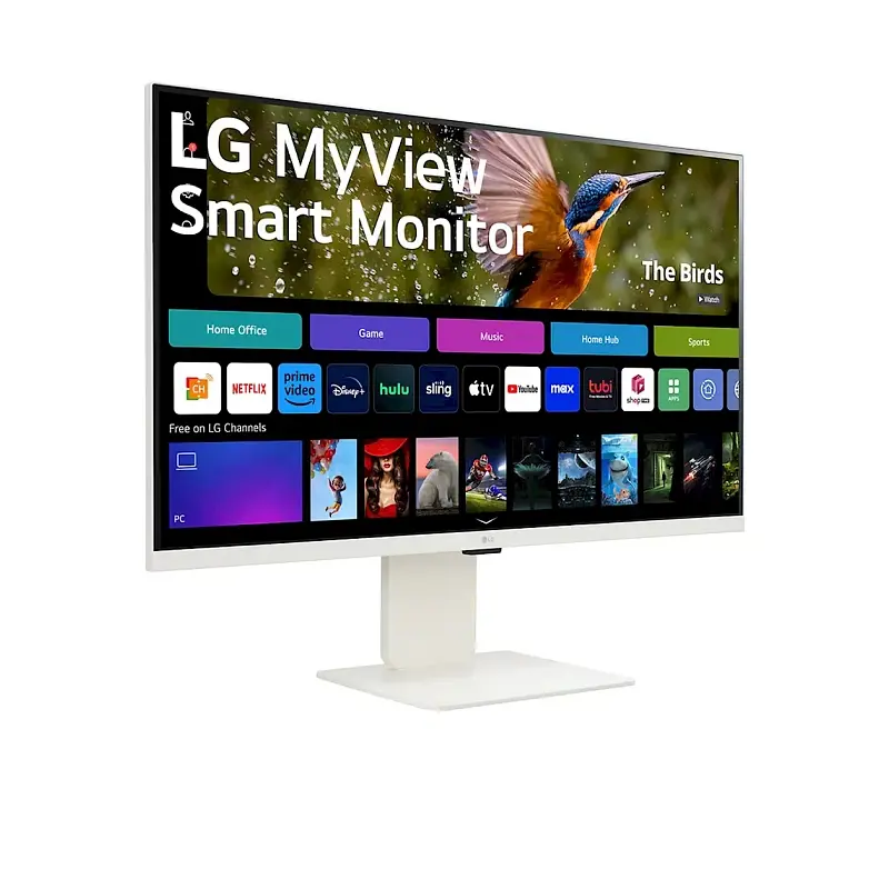 Монитор LG MyView 32SR83U-W 31,5'' 4K UHD Smart, IPS, 400cd/m2, 16:9, 5мс (GtG), 60Hz, 178/178, speakers 5Wx2, внешний БП, USB Type-C, 2xHDMI, USB, VESA 100x100 mm, HAS, webOS