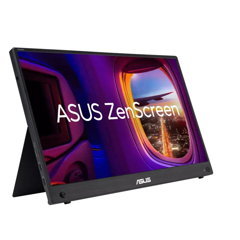 Монитор 15,6" ASUS ZenScreen MB16AHG, Full HD (1920x1080), IPS, 144 Гц, 300 кд/м2,  GTG 3 мс, 1200:1, AMD FreeSync, USB-C *2, MicroHDMI, Black+Dark Gray