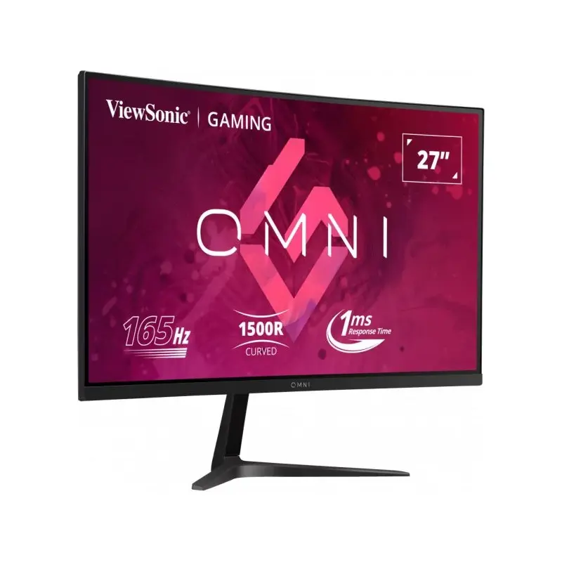 Монитор  27'" ViewSonic VX2718-PC-MHD, Black, 16:9, VA, 1920x1080, 4ms, 250cd, 165Hz, 2xHDMI + DP + Speakers 2Wx2, Vesa