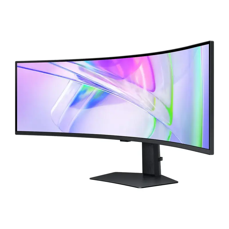 Монитор Samsung S49C950UAI/ Samsung S49C950UAI 49" ultrаwide 32:9 curved VA monitor, 5120x1440, R=1800 mm, 5ms(GtG), 350 cd/m2, MEGA DCR(static 3000:1), 120Hz, 178°/178°, DP; HDMI x2, USB 3.0 x3, USB-C x1, Ethernet (LAN) x1, Headphone, speakers, HAS,