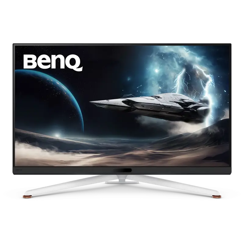 Монитор Benq EX321UX 31,5'', 3840x2160, Mini LED, 144Hz, 1000:1, 700cd, 1ms, 3xHDMI, DP, Speakers, 4xUSB, USB C*65W; FreeSync, Height adj 100, 3Y, White