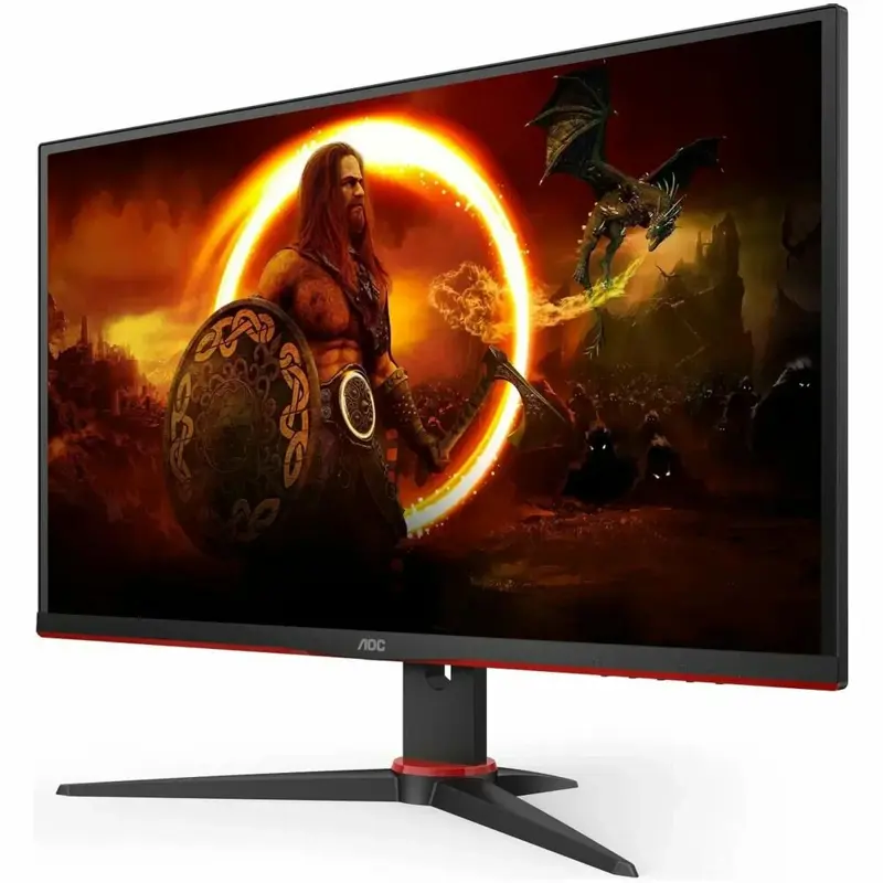 Монитор 27'' AOC Q27G2E, 2560x1440, VA, 144Hz, 80M:1, 250cd, 1ms, 2*HDMI, DP, Speakers, FreeSync, Flicker Free, VESA, 3Y, Black