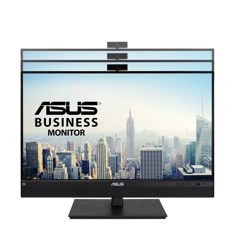 Монитор 27" ASUS BE27ACSBK (2560x1440), 16:9, IPS, 350 cd/m2, 1000:1, 178/178, 5ms(GTG), 60Hz, Full HD Webcam, HDMI, DPx2, USB-C (80W), USB Hub, Speakers, Microphone, HAS, LTSP, VESA 100x100mm, black