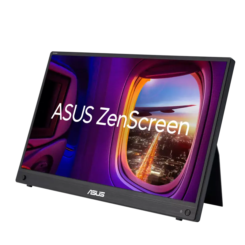 Монитор 15,6" ASUS ZenScreen MB16AHG, Full HD (1920x1080), IPS, 144 Гц, 300 кд/м2,  GTG 3 мс, 1200:1, AMD FreeSync, USB-C *2, MicroHDMI, Black+Dark Gray