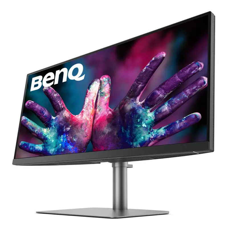 Монитор 34" Benq PD3420Q, 3440x1440, IPS,  60Hz, 1000:1, 400cd, 5ms, 2*HDMI, DP; 4*USB 3,0; USB C*65W, Speakers, Height adj 150, 100% sRGB, Flicker-free;Low Blue Light, Calibration Report, 3Y, Grey